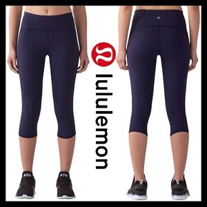 Lululemon Athletica Train Times Crop (17") Leggings Size (12) Like NEW